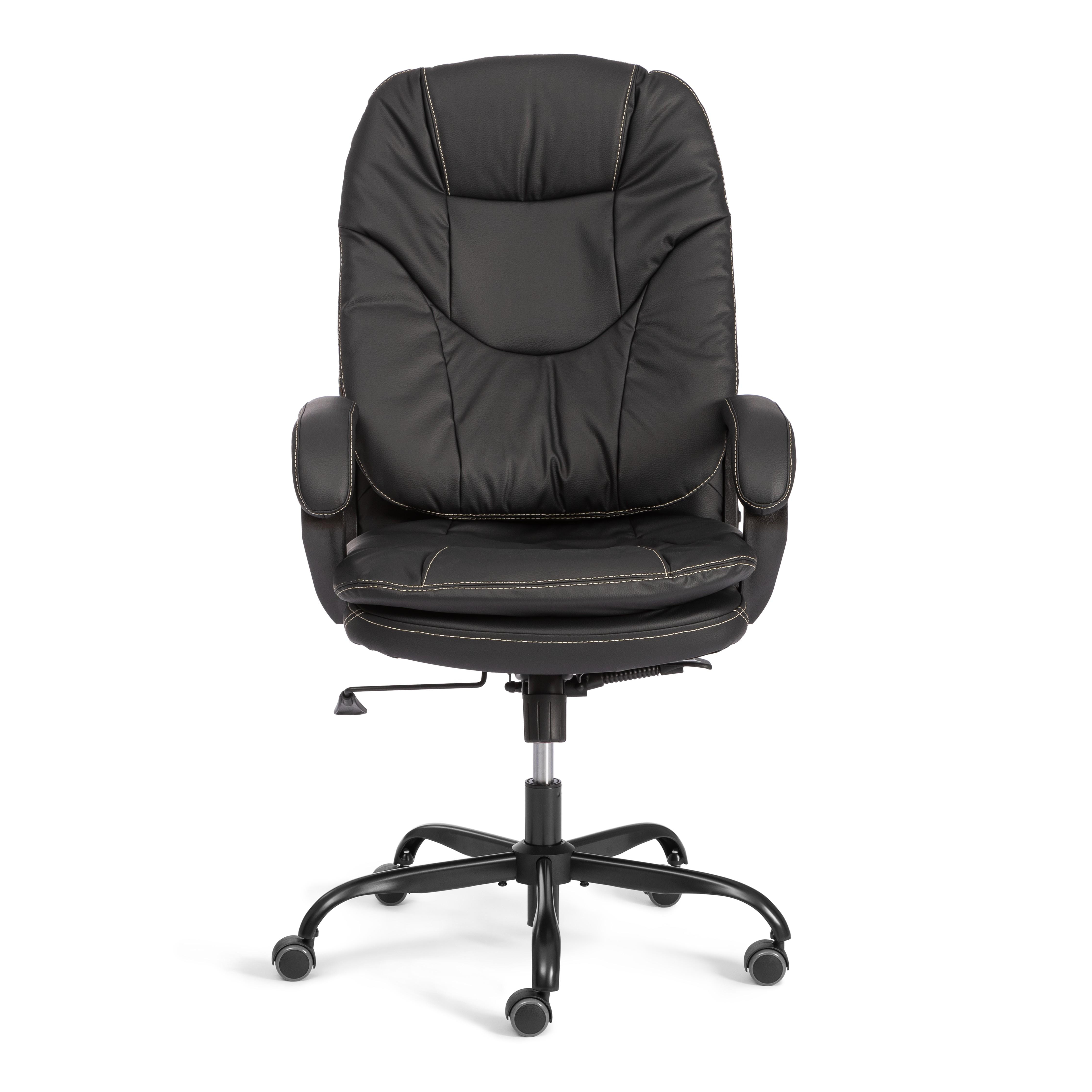 Компьютерное кресло TETCHAIR Комфорт Люкс кож/зам черный - фото 7