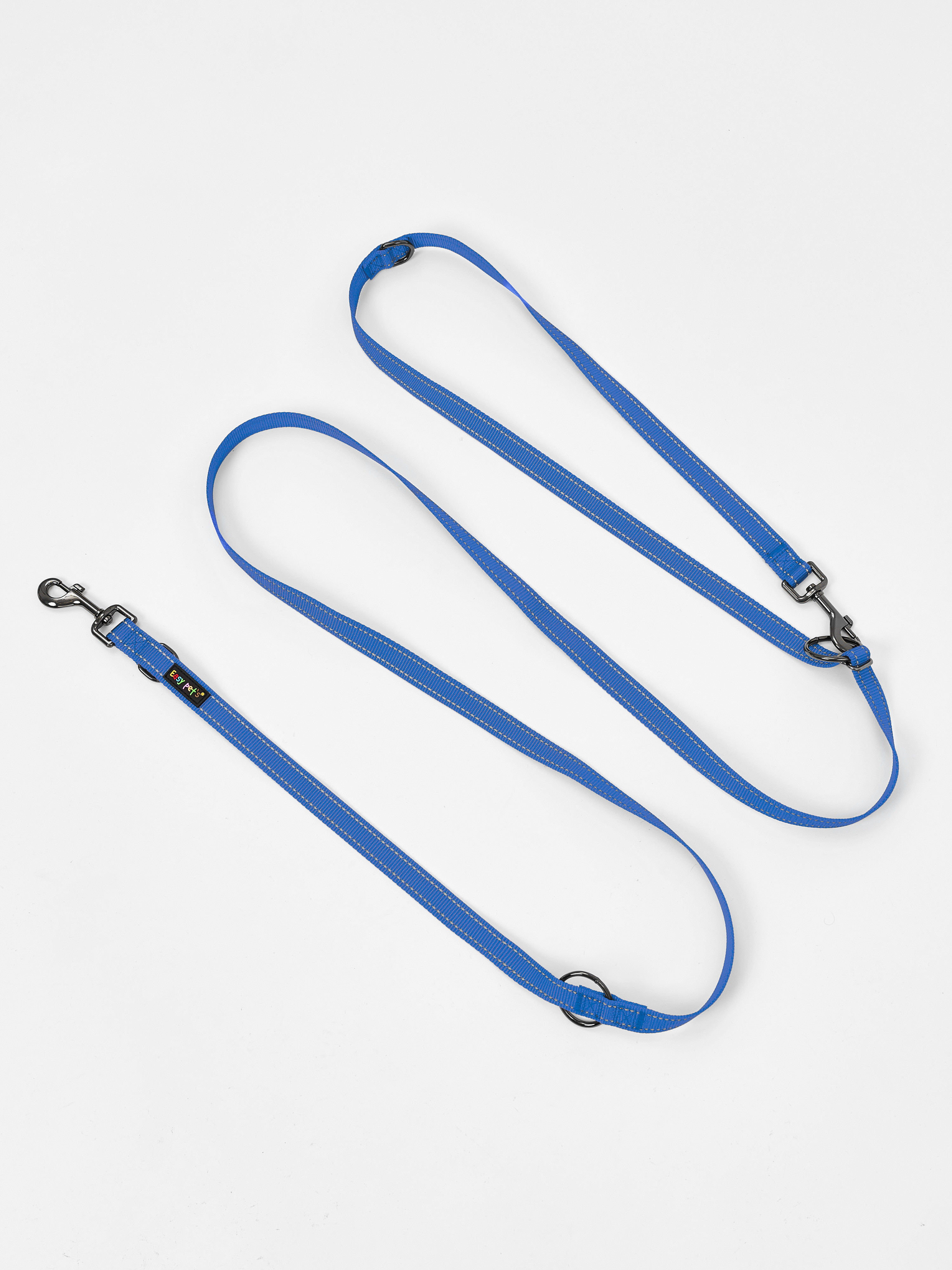 Поводок перестежка для собак Easy Pets 324 цвет Синий р-р S 1см 300см - фото 13