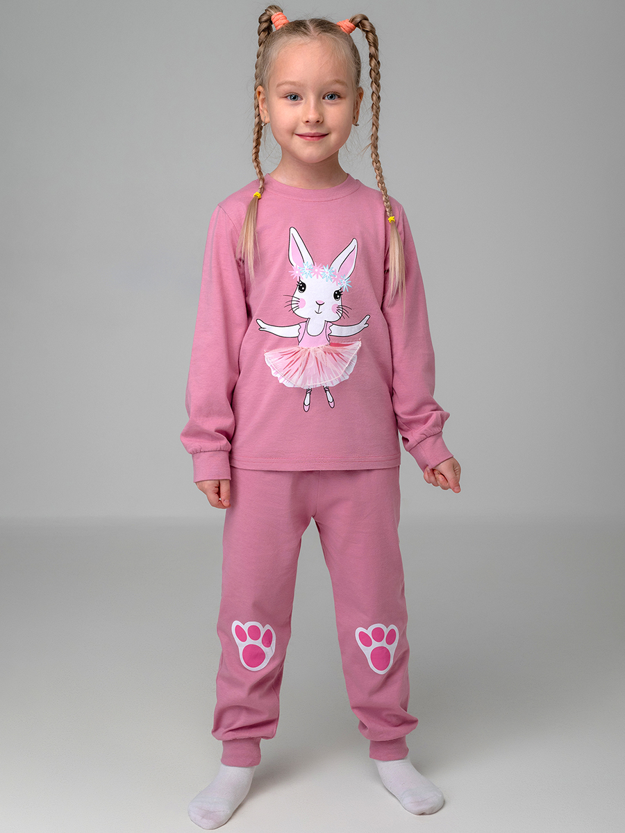 Пижама BONITO KIDS BK0976PJDгрязно.розовый - фото 10