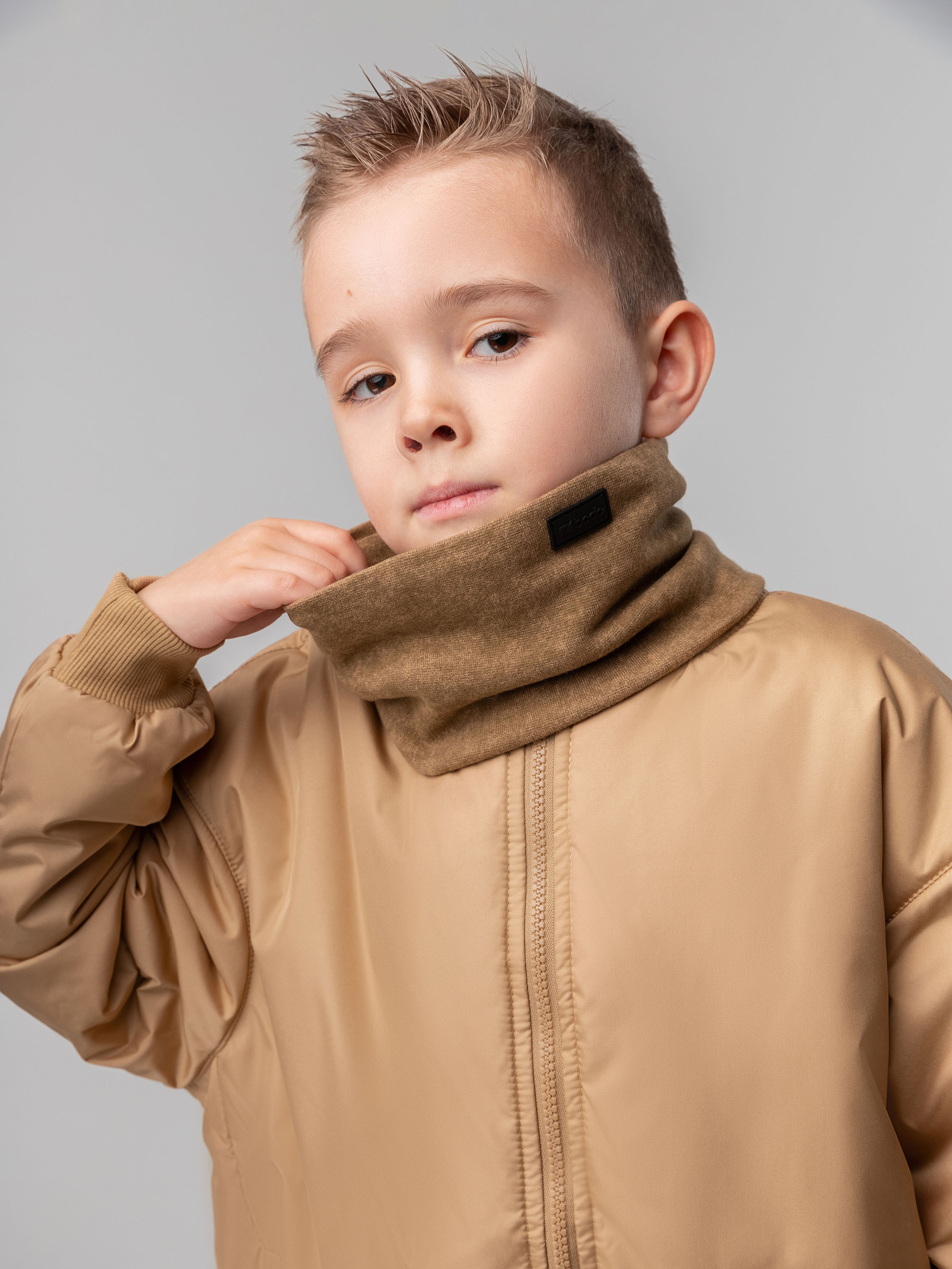 Снуд Bodo 12-121M_светло-коричневый - фото 1