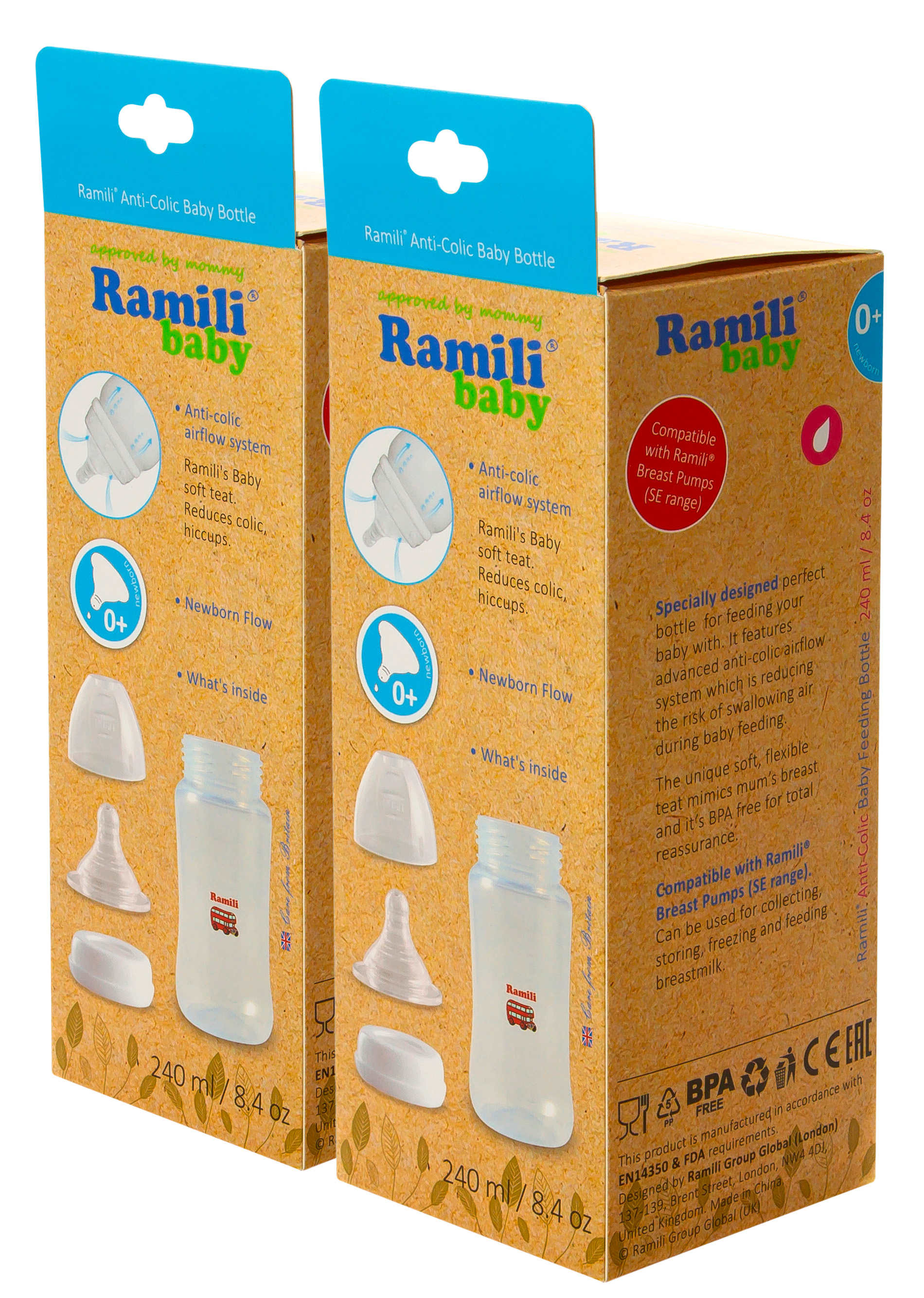 Бутылочка Ramili 240 мл - фото 4