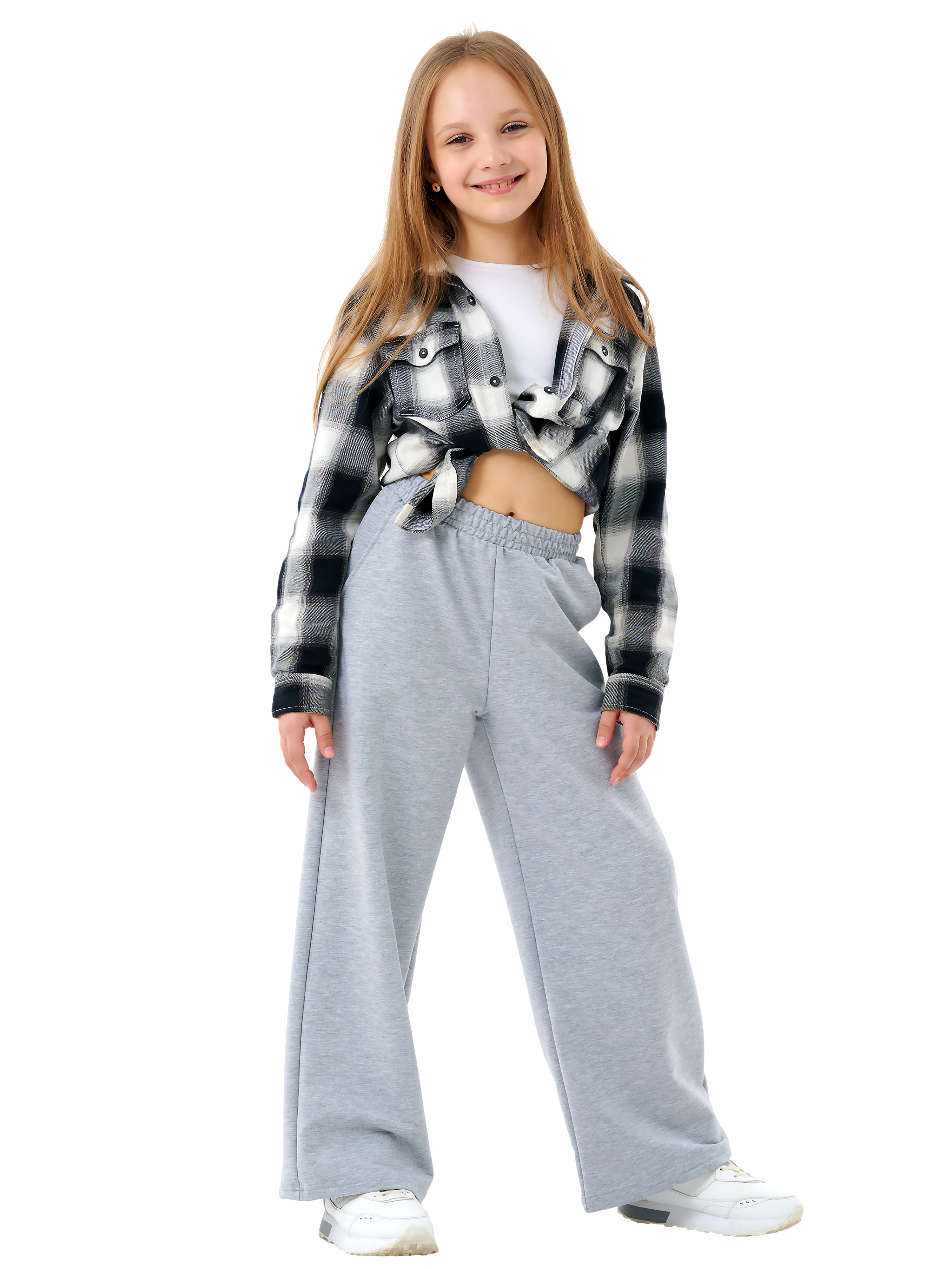 Брюки ДО-Детская Одежда 6304ФП/меланж - фото 1