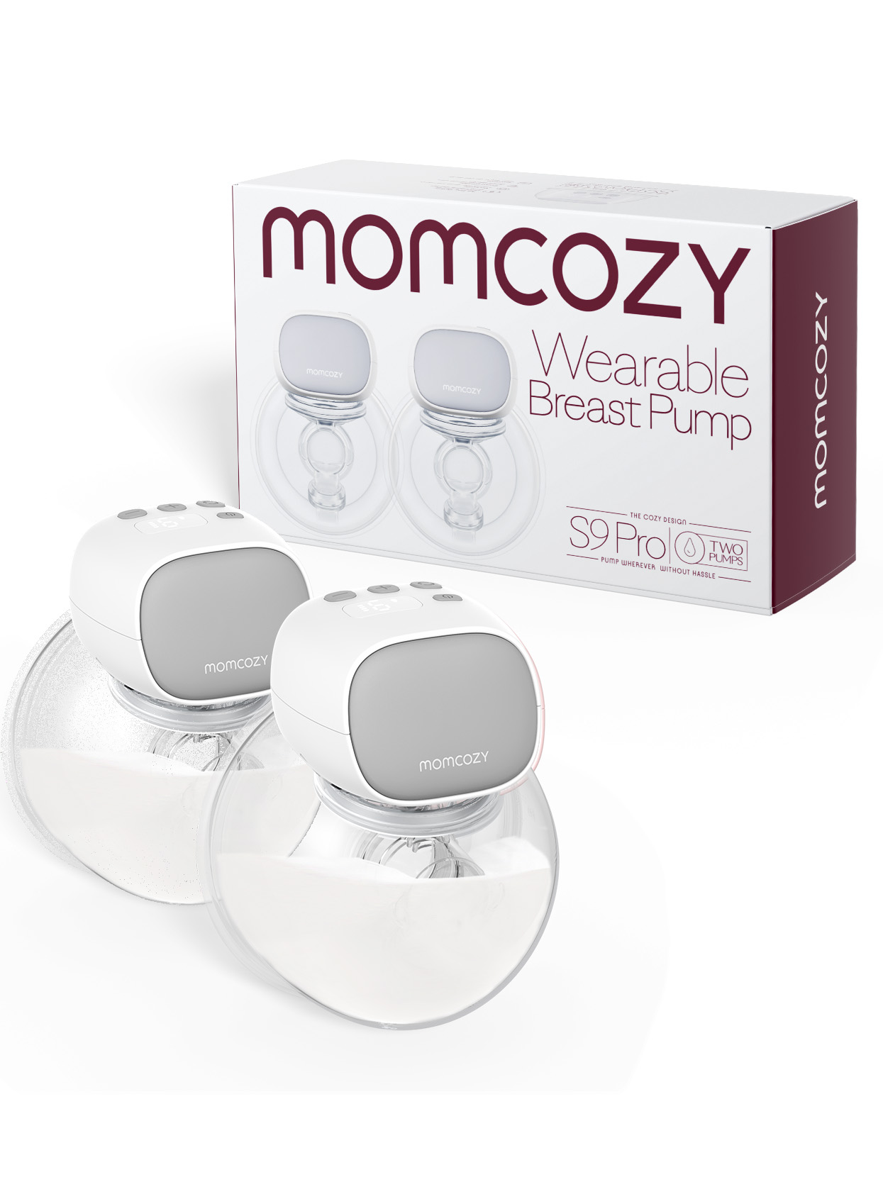 Молокоотсос электрический Momcozy S9 Pro, беспроводной, 2 шт - фото 8