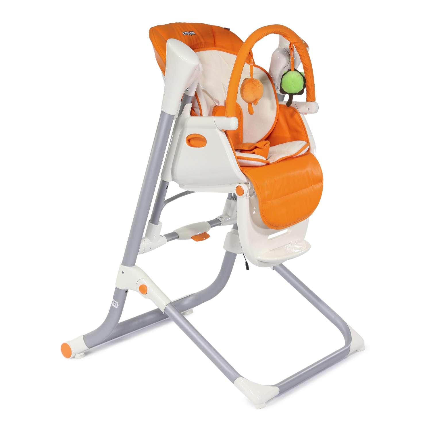 Стульчик для кормления Babyton Orange 2 в 1 - фото 12