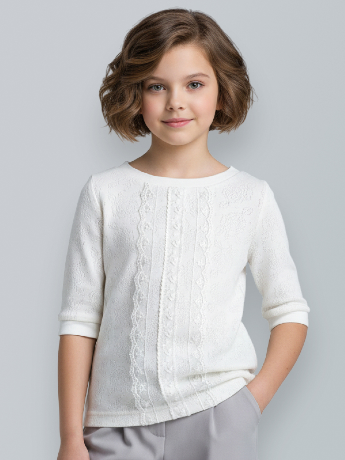 Блузка Ladno 203белый - фото 1