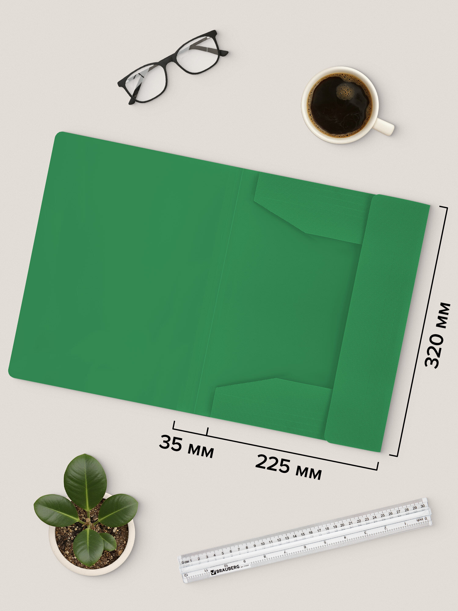 Папка для тетрадей Brauberg на резинках А4 - фото 4