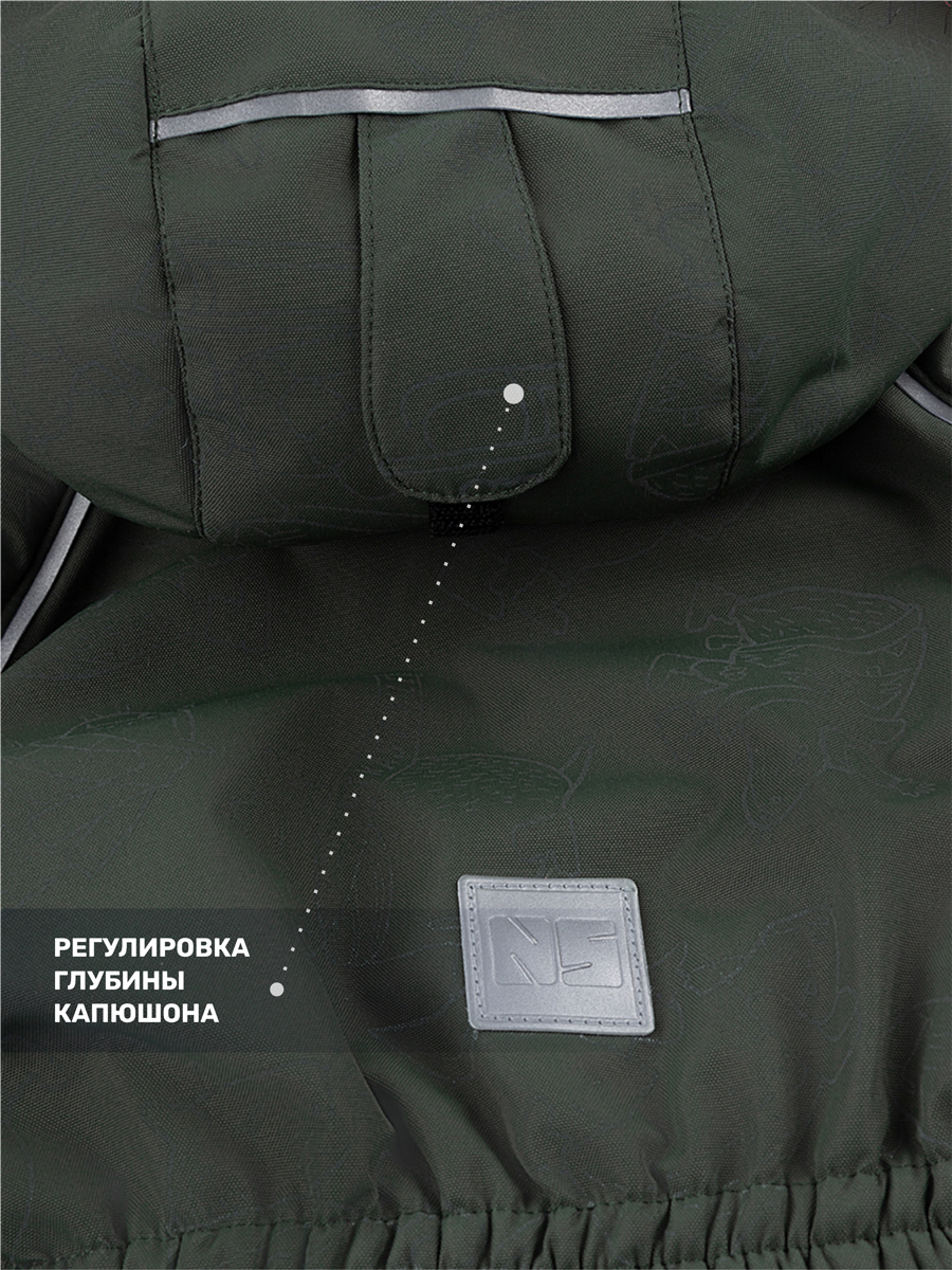 Комбинезон NIKASTYLE 8з0124 хаки/черный - фото 11