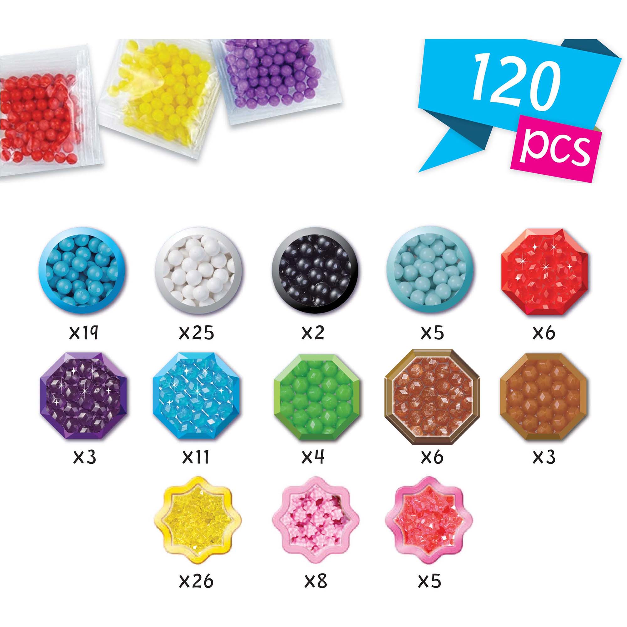 Аквамозаика Aquabeads Яркие зверюшки - фото 15