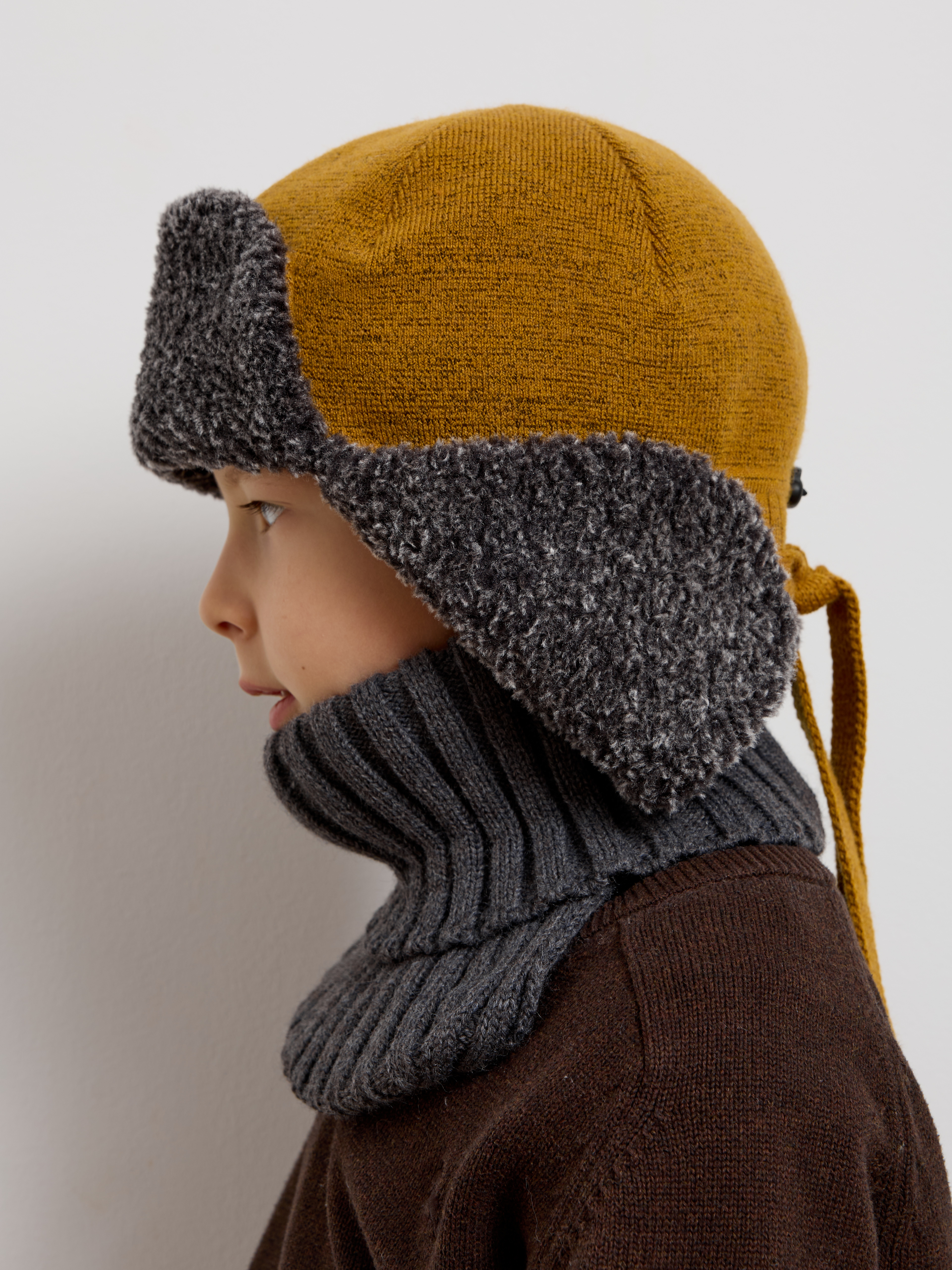 Шапка-ушанка Starkoff Kids Д500918 - фото 16