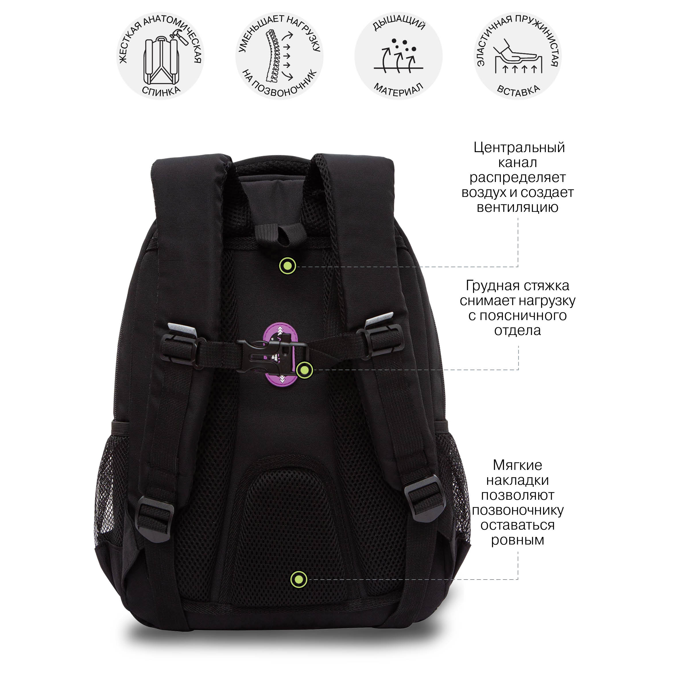 Рюкзак Grizzly для девочки - фото 8