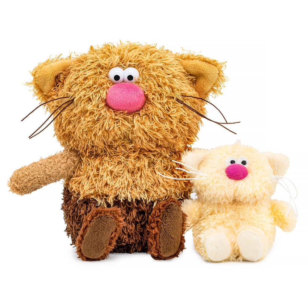 Мягкая игрушка BUDI BASA котик кофейный Кортадо со Сливками - фото 2