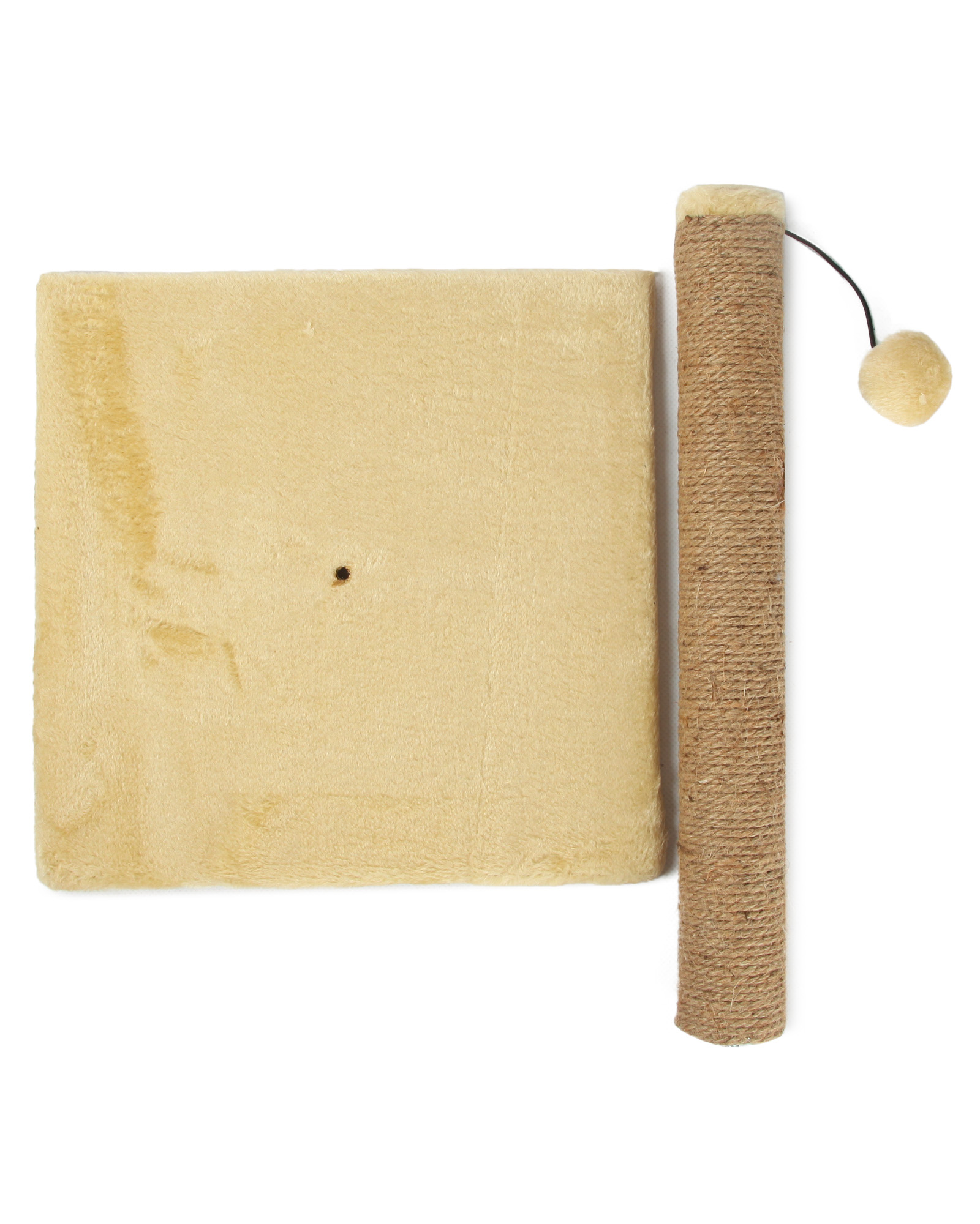 Когтеточка для кошек Barbaks Столбик с игрушкой 48*35см - фото 6