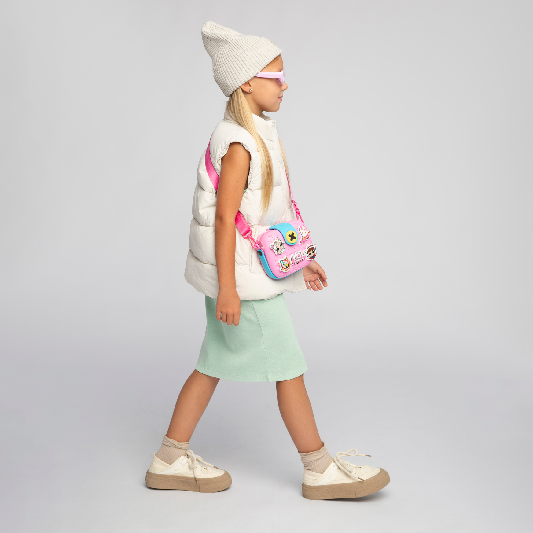 Сумка L.O.L. Surprise! розовая на застежке+джиббитсы - фото 12