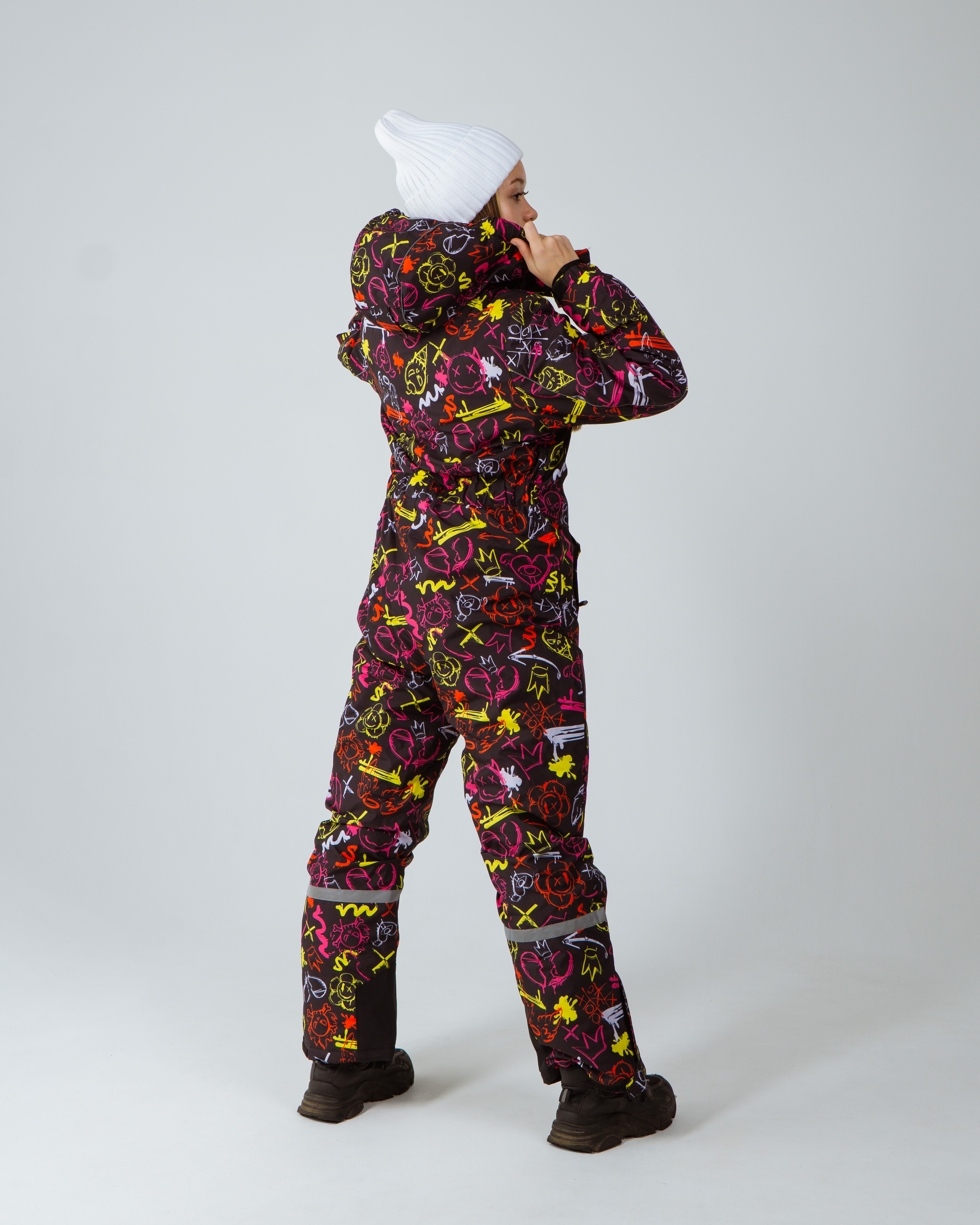 Комбинезон Saimaa GLO-10 черно-розовый - фото 5