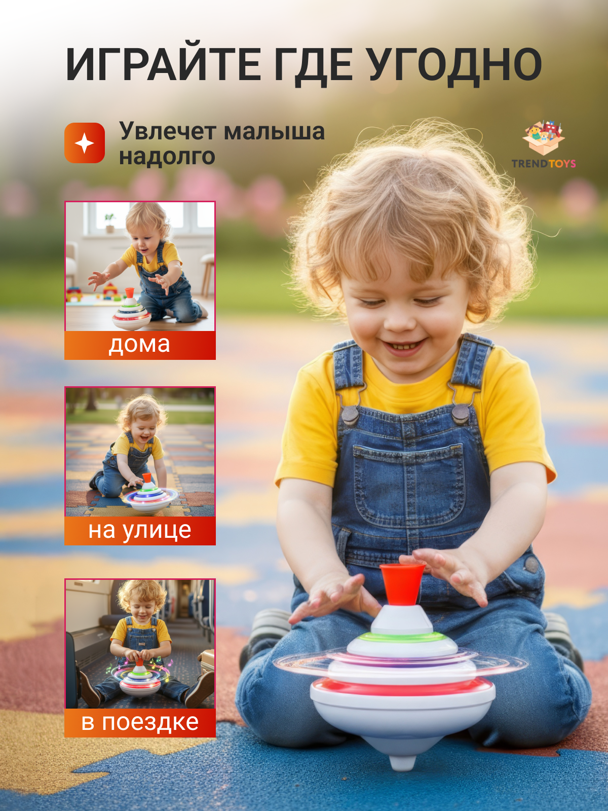 Игрушка TrendToys юла музыкальная - фото 4