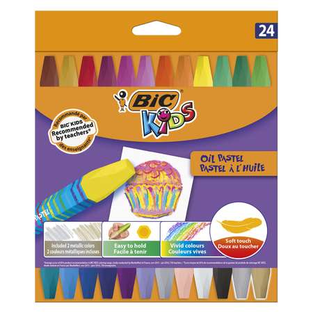 Восковые мелки BIC 24 шт.