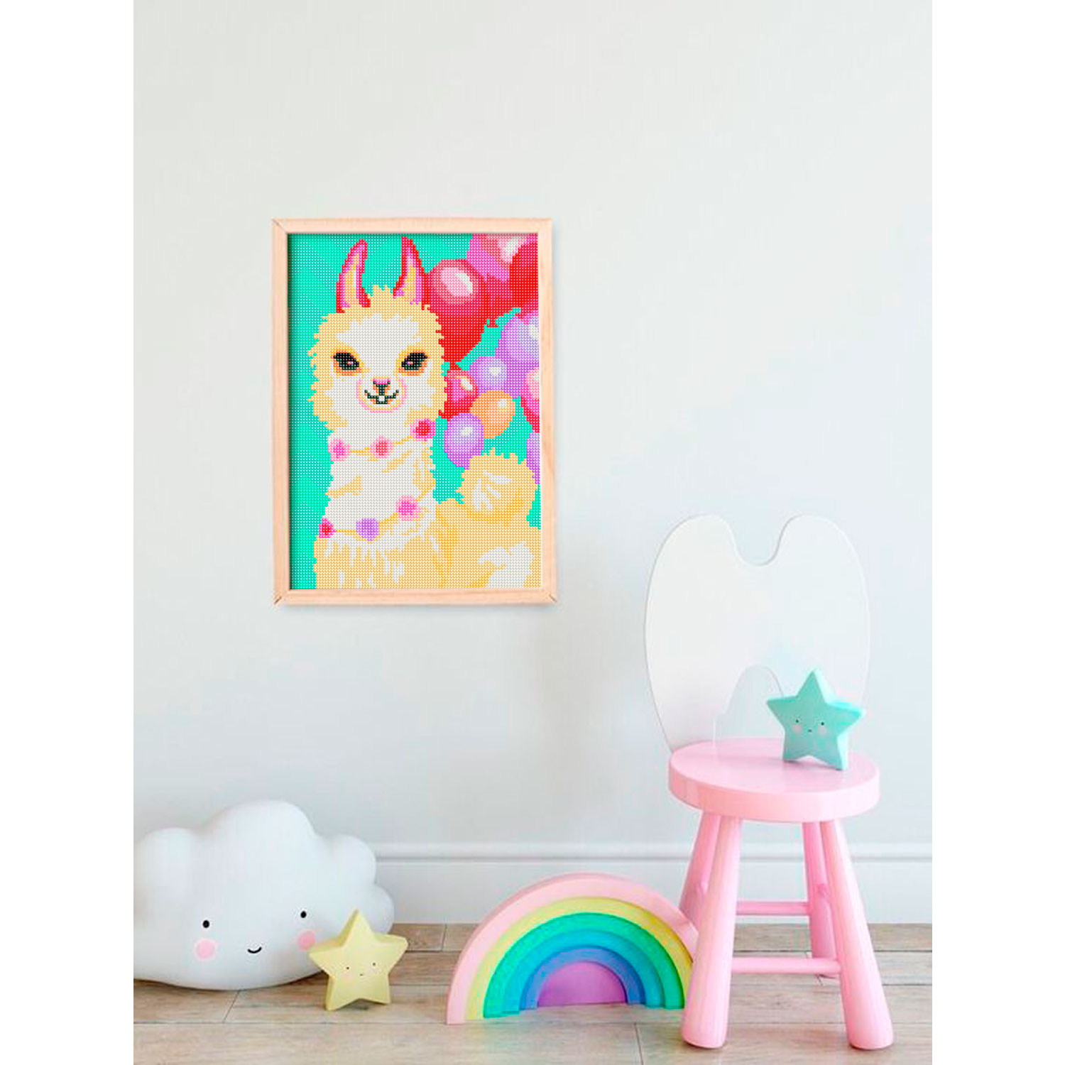 Алмазная мозаика KIKI Милая лама - фото 8