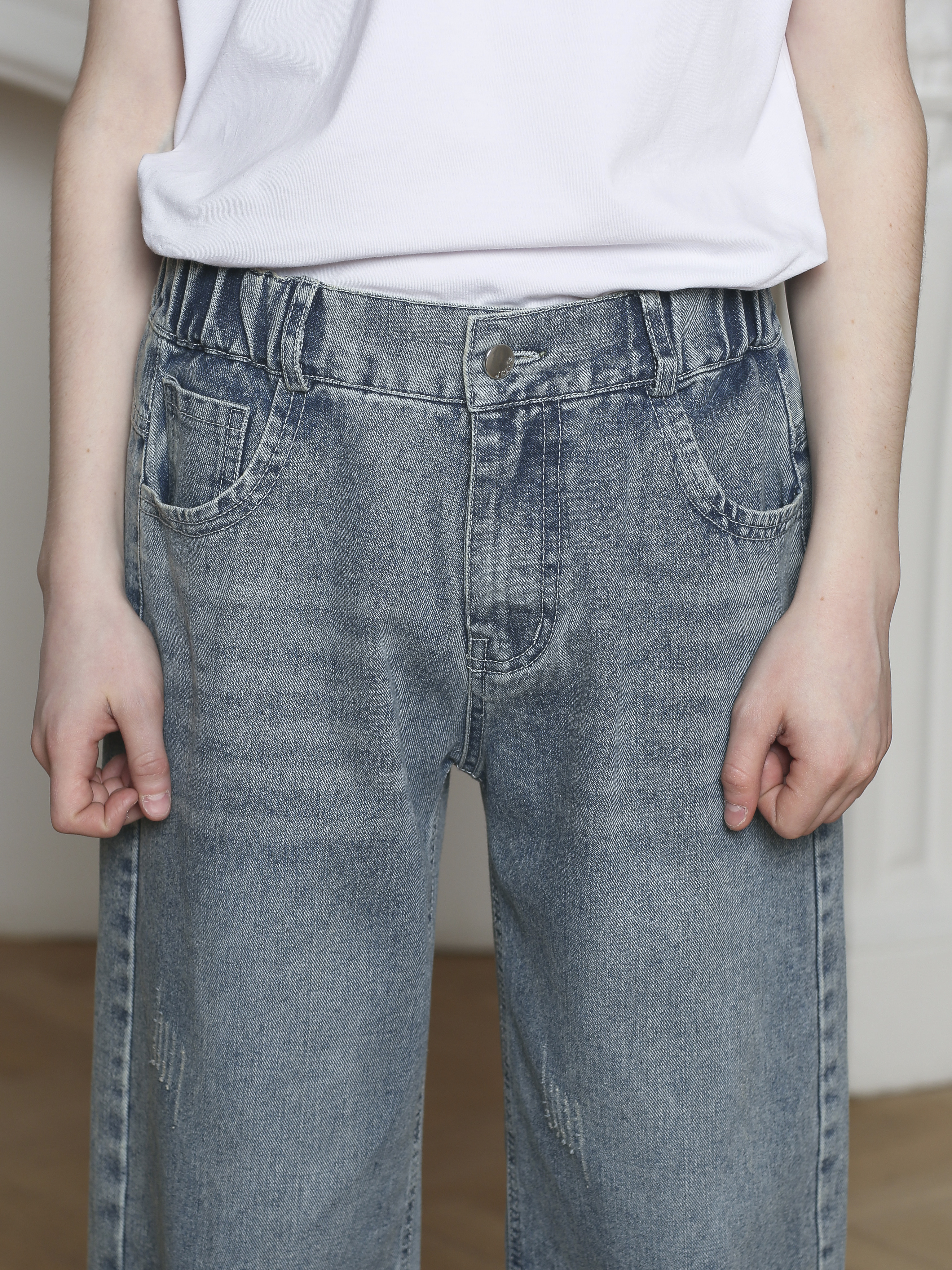 Джинсы-трубы СИНИЙ МИР R167-IL - фото 5