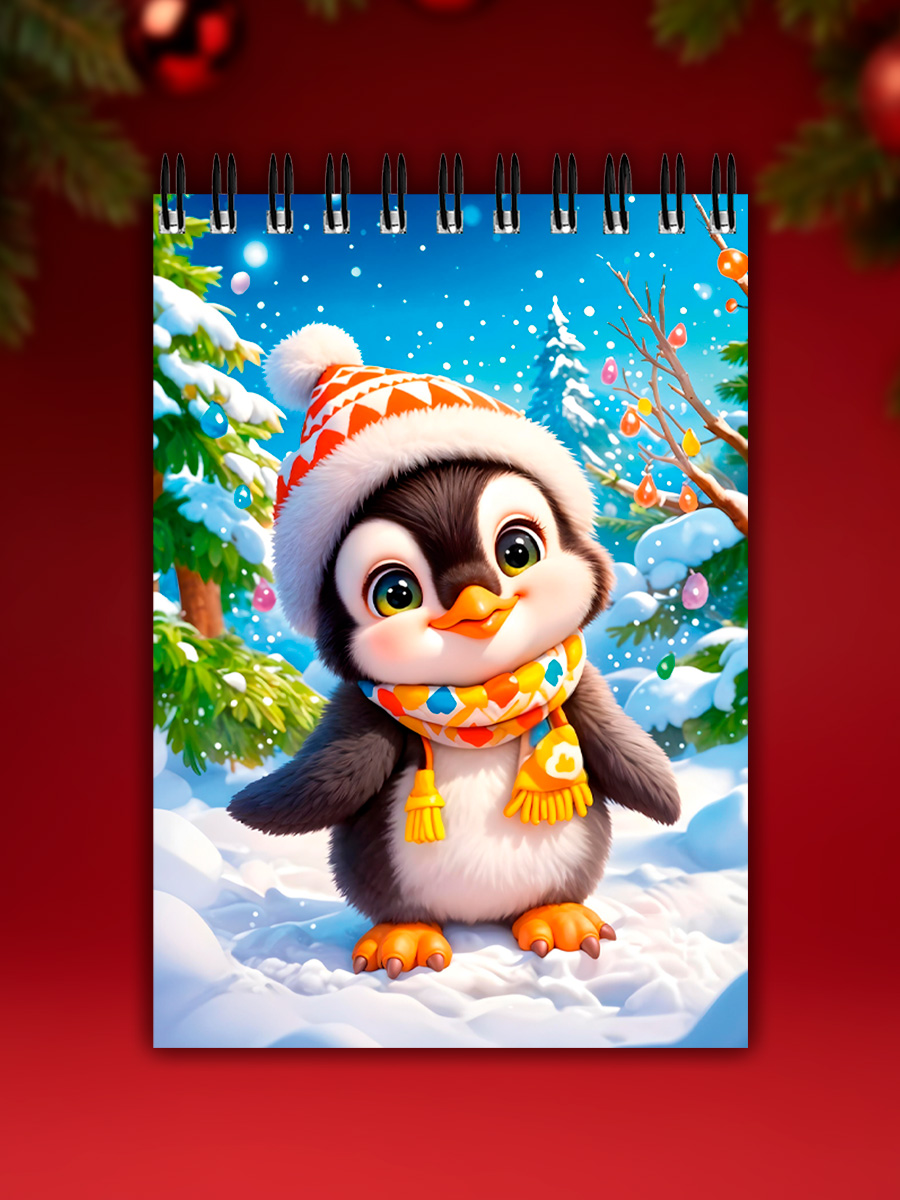 Блокнот Prof-Press Новогодние зверушки 32 лист. - фото 13