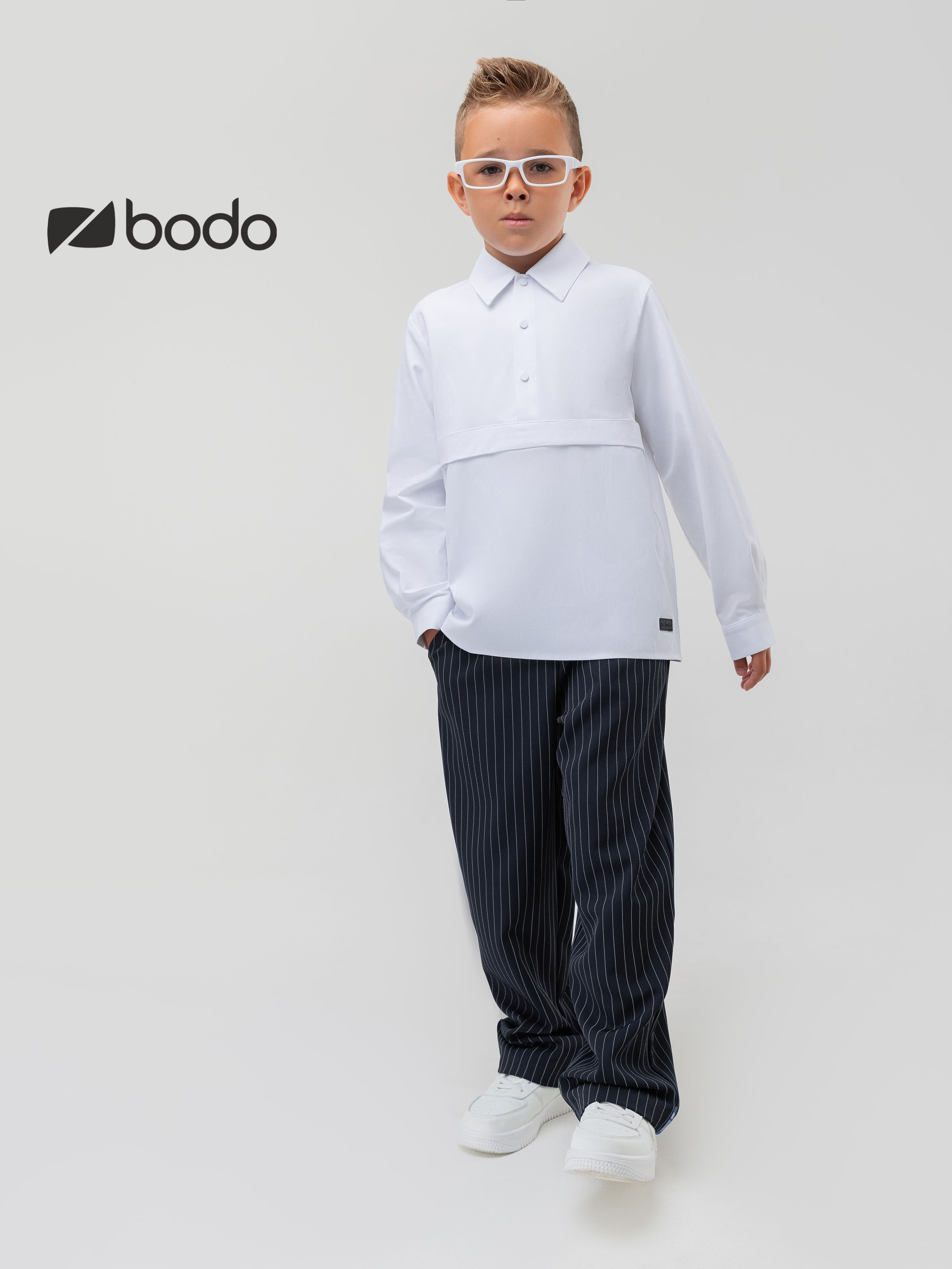Рубашка Bodo 24-13MU_белый - фото 4