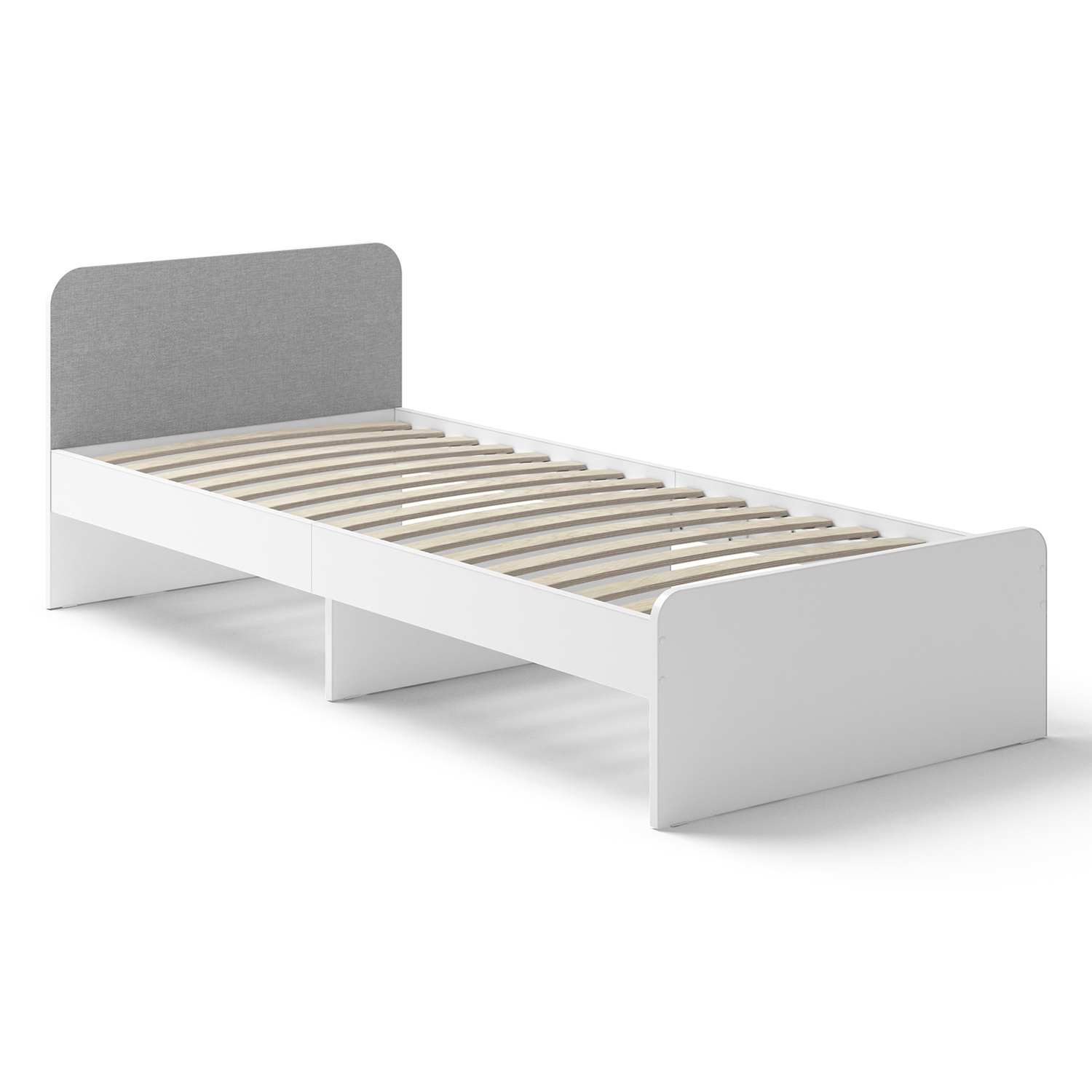 Кровать подростковая ROMACK (серый) - фото 2