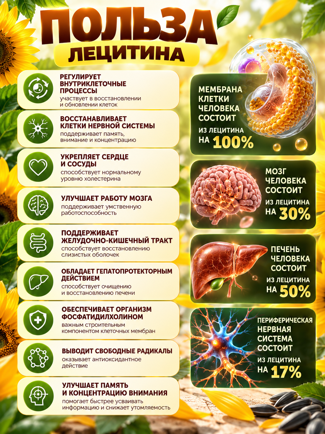 Лецитин подсолнечный Ювикс-Фарм 90 капсул - фото 4