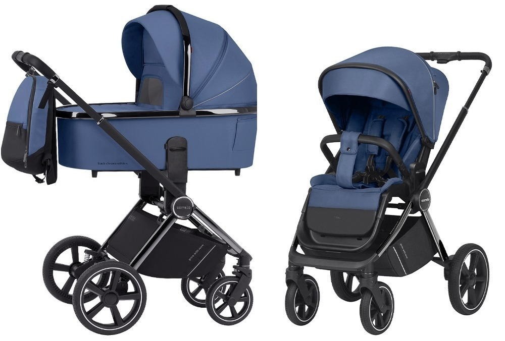 Коляска 2в1 Carrello Ultimo Chrome CRL-6520 синий - фото 1