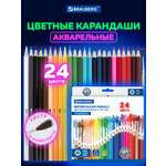 Карандаши акварельные Brauberg 24 шт.