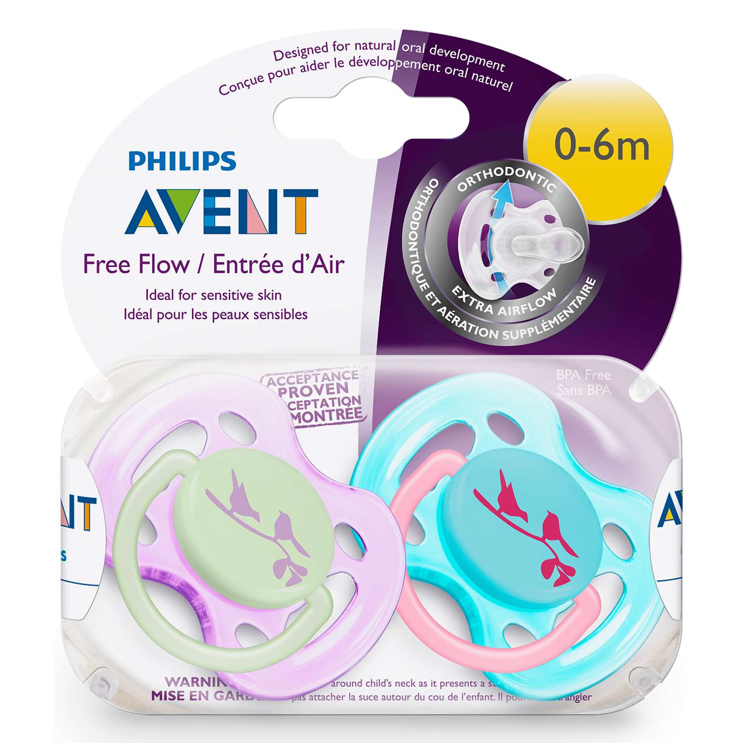 Пустышка Philips Avent от 0 мес. 2 шт. - фото 4