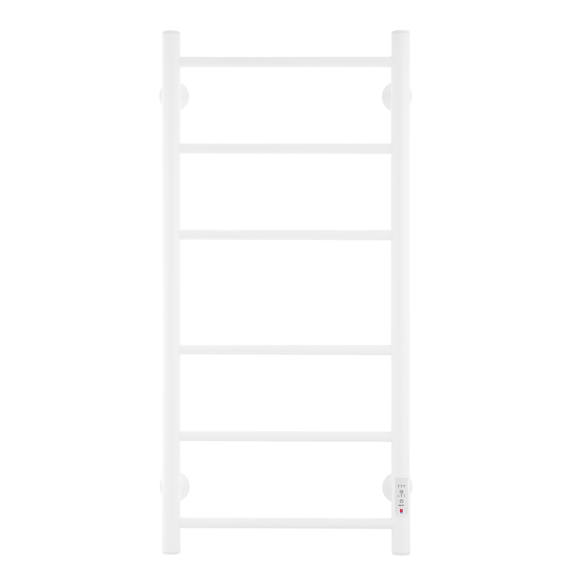 Полотенцесушитель электрический Energy ROUND 900x400 белый - фото 1