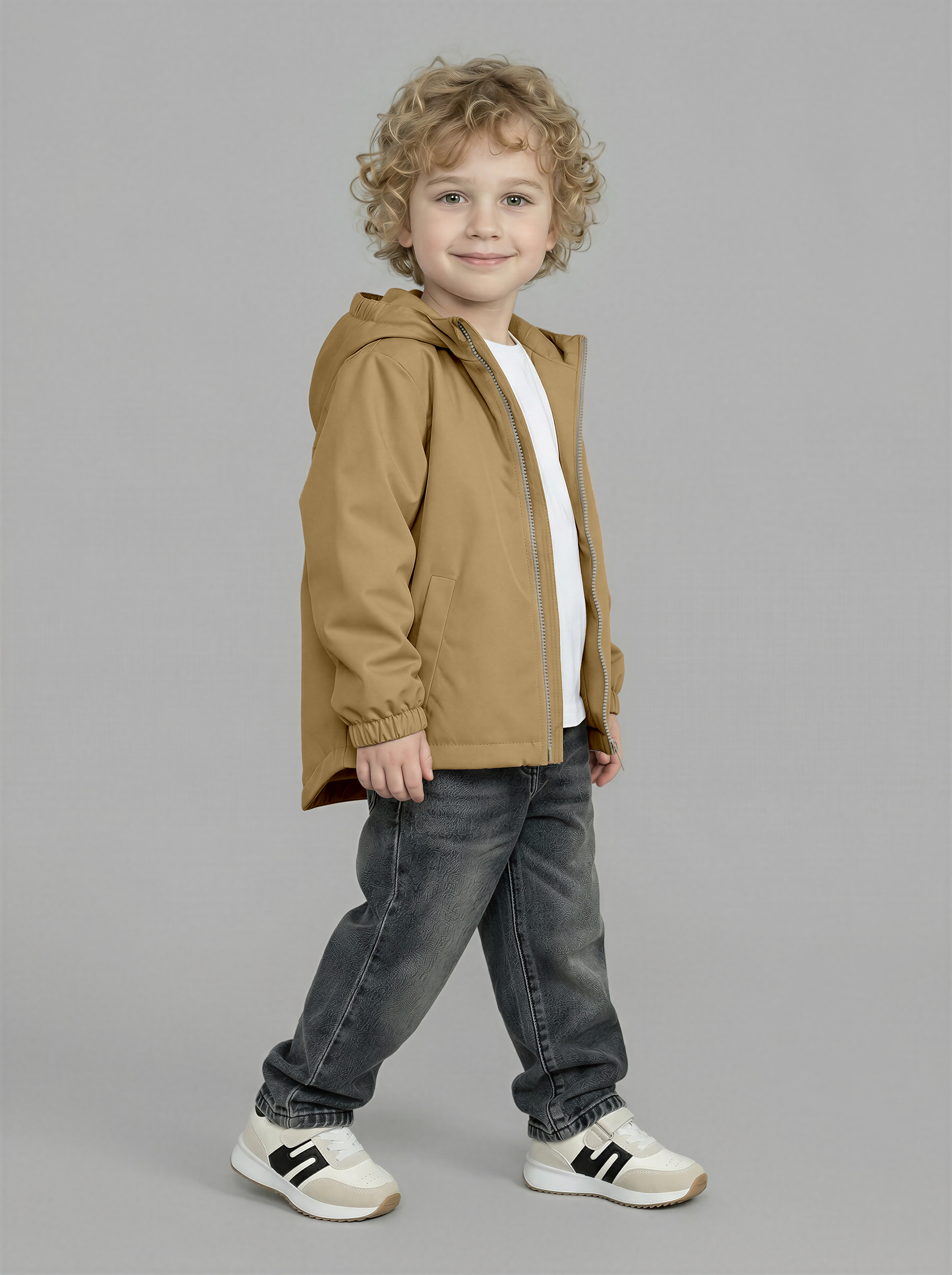 Ветровка KiMMi Baby КБ-150820-034 бежевый - фото 5