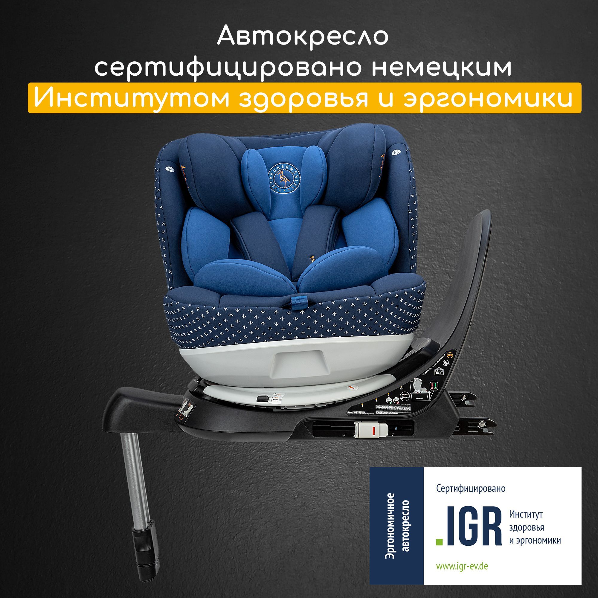 Автокресло Osann Niki Complete Iris 1/2/3 (9-36 кг) - фото 4