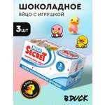 Шоколадное яйцо с игрушкой Сладкая сказка mega secret B.duck 3шт х 20г