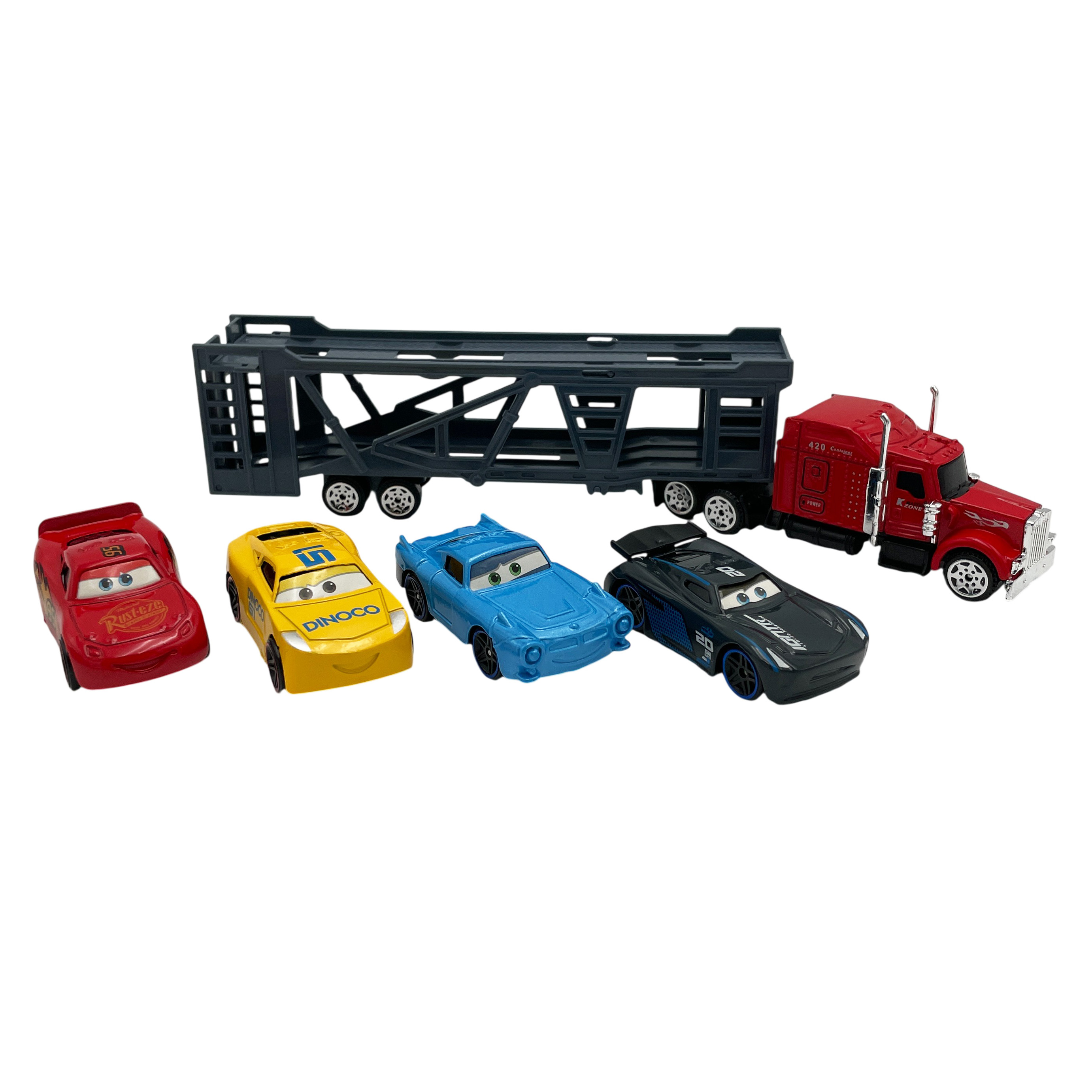 Автовоз Zhorya Молния Маккуин и 4 машинки Q186-115A - фото 4