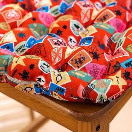 Подушка на стул BIO-TEXTILES марки с лузгой гречихи