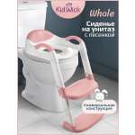 Накладка на унитаз KidWick Whale розовый