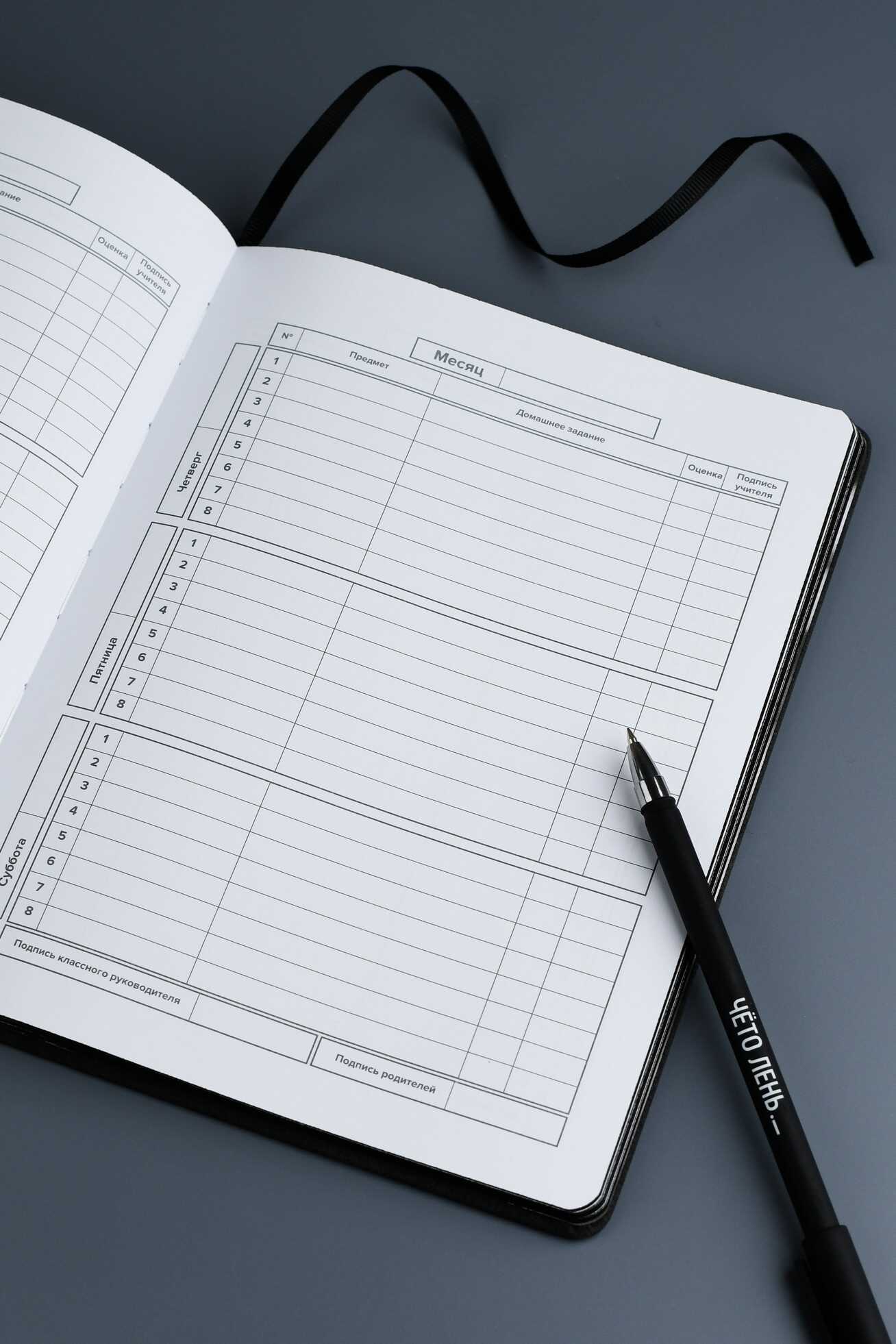 Дневник школьный Феникс + Черный - фото 3