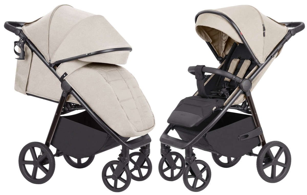 Коляска прогулочная Carrello Bravo Plus CRL-5515 бежевый - фото 3