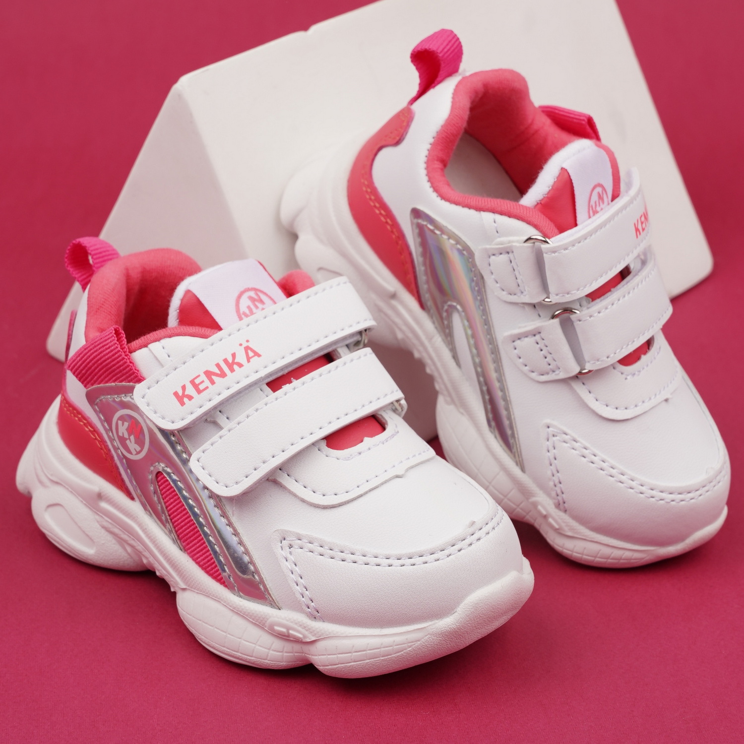 Кроссовки KENKA IQT_202-3_white-fuxia - фото 2