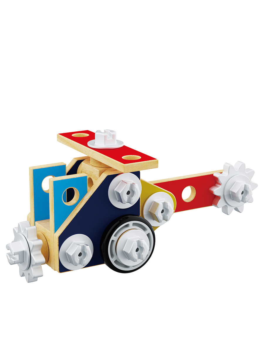 Конструктор Hape Мастерская деревянный 83 дет. - фото 9