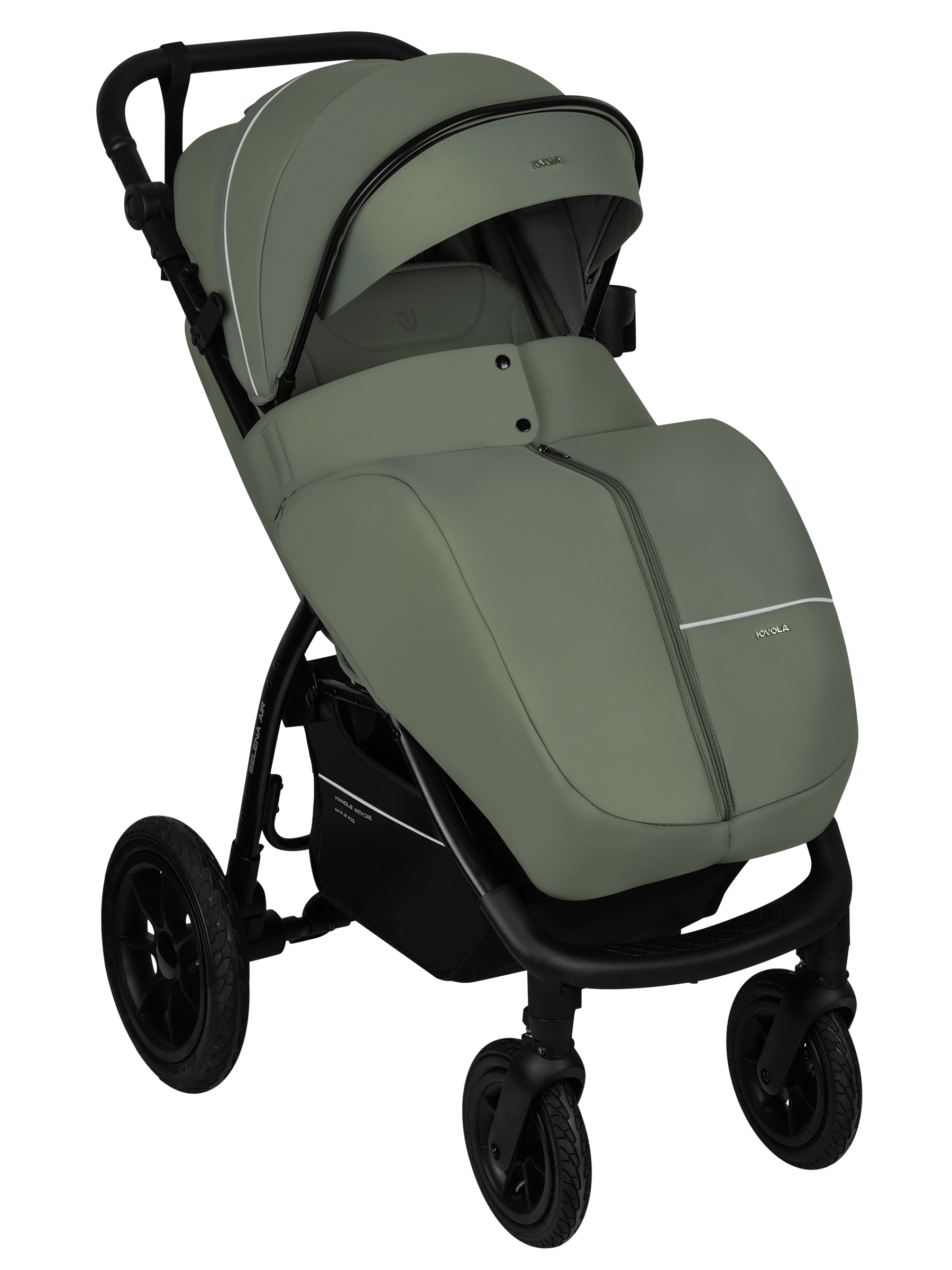 Коляска прогулочная JOVOLA Selena Air new зеленый - фото 2