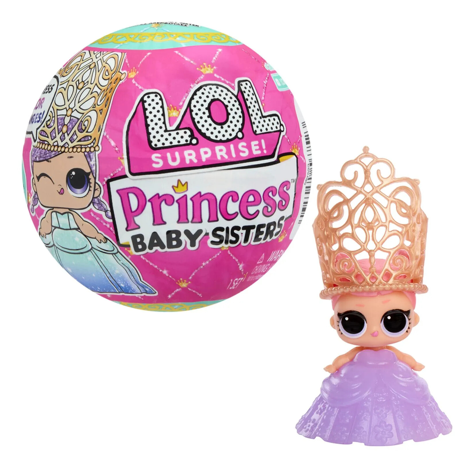 Кукла мини L.O.L. Surprise! Baby Sisters Princess 567523 00-00019660 - фото 2