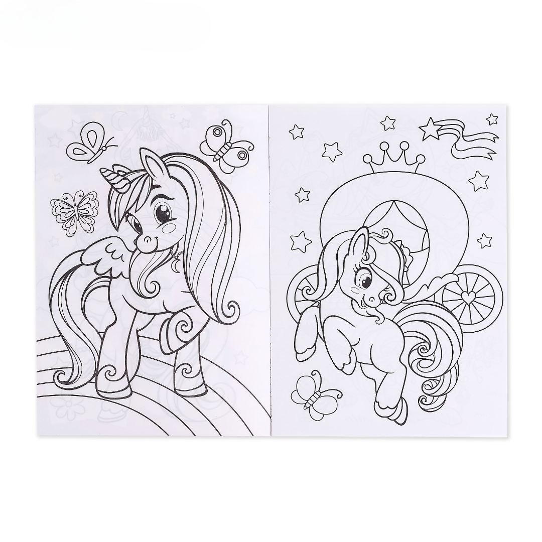 Раскраска Буква-ленд А4 набор Для девочек 4 шт по 16 стр - фото 2