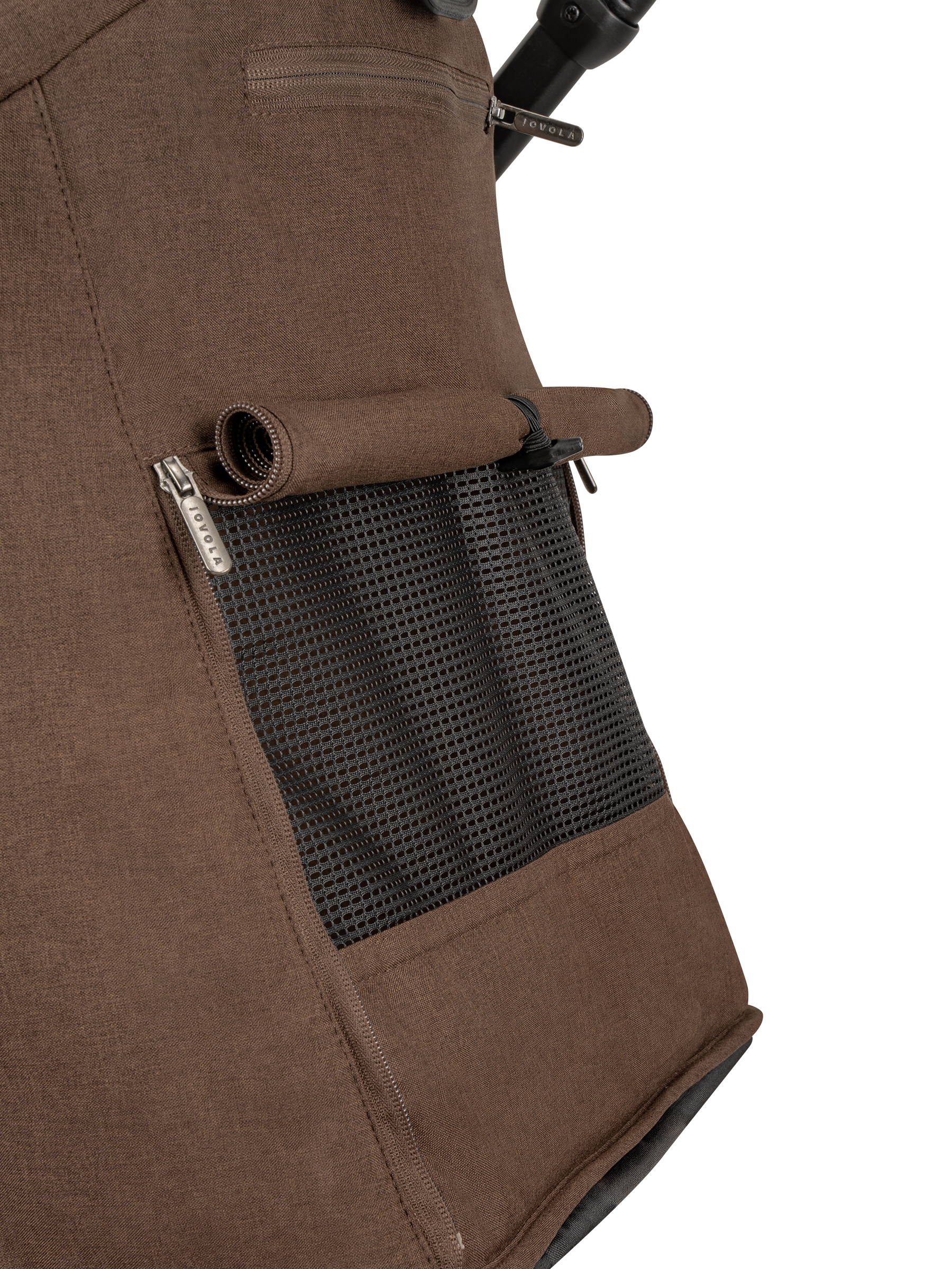 Коляска прогулочная JOVOLA Luna коричневый - фото 17