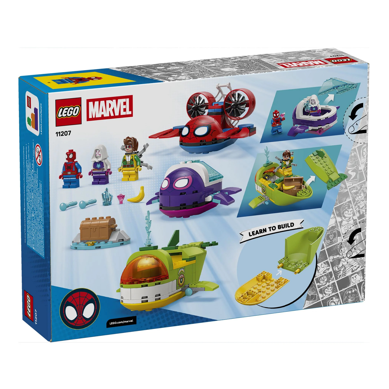 Конструктор LEGO Spidey Подводный транспорт 154 дет. - фото 3