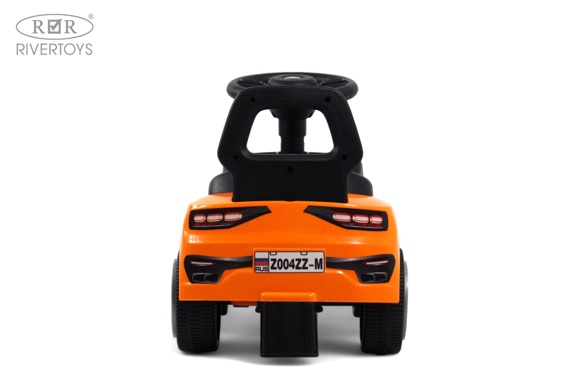 Каталка RIVERTOYS Z004ZZ-M-ORANGE оранжевый - фото 8