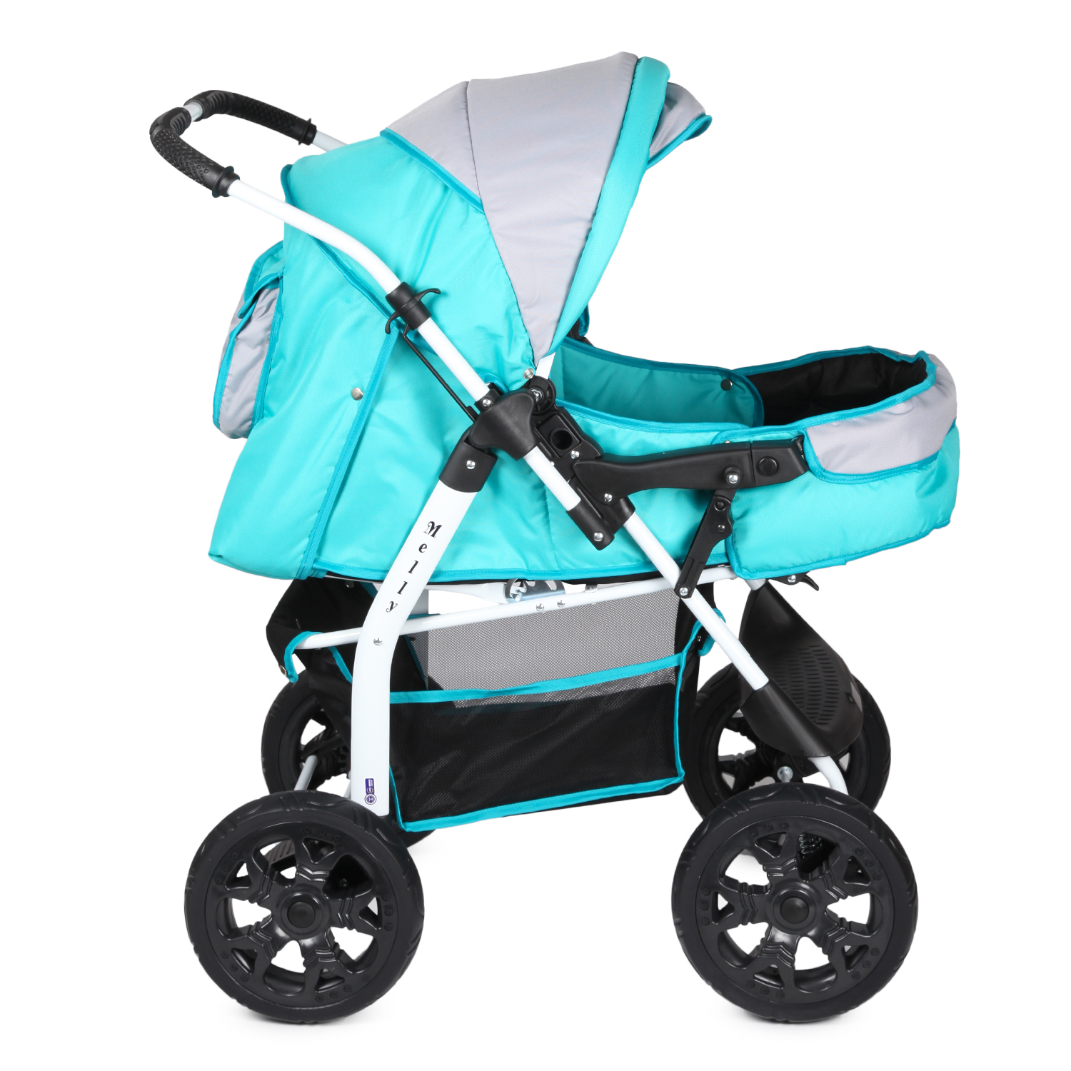 Коляска трансформер Babyton Blue голубой - фото 4