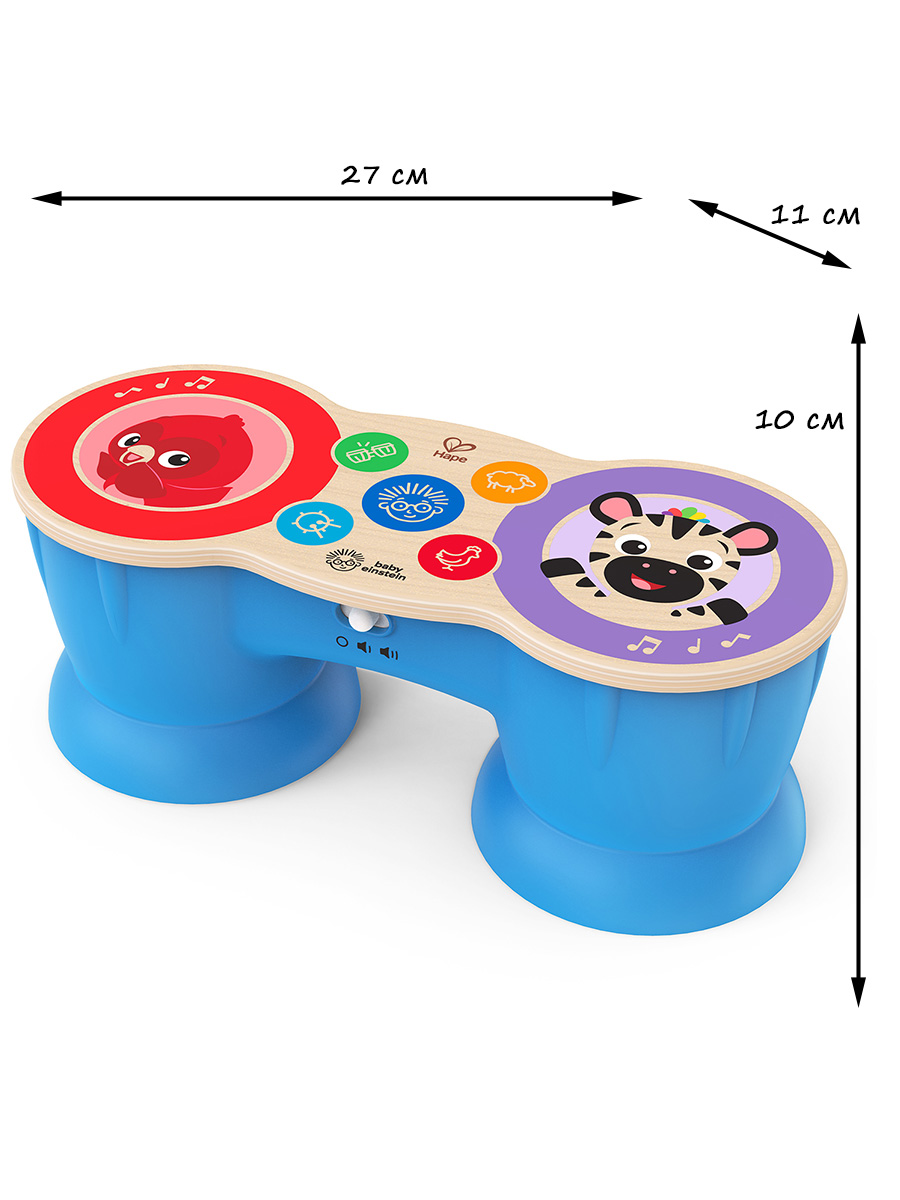 Игрушка музыкальная Hape Сенсорный барабаны - фото 5