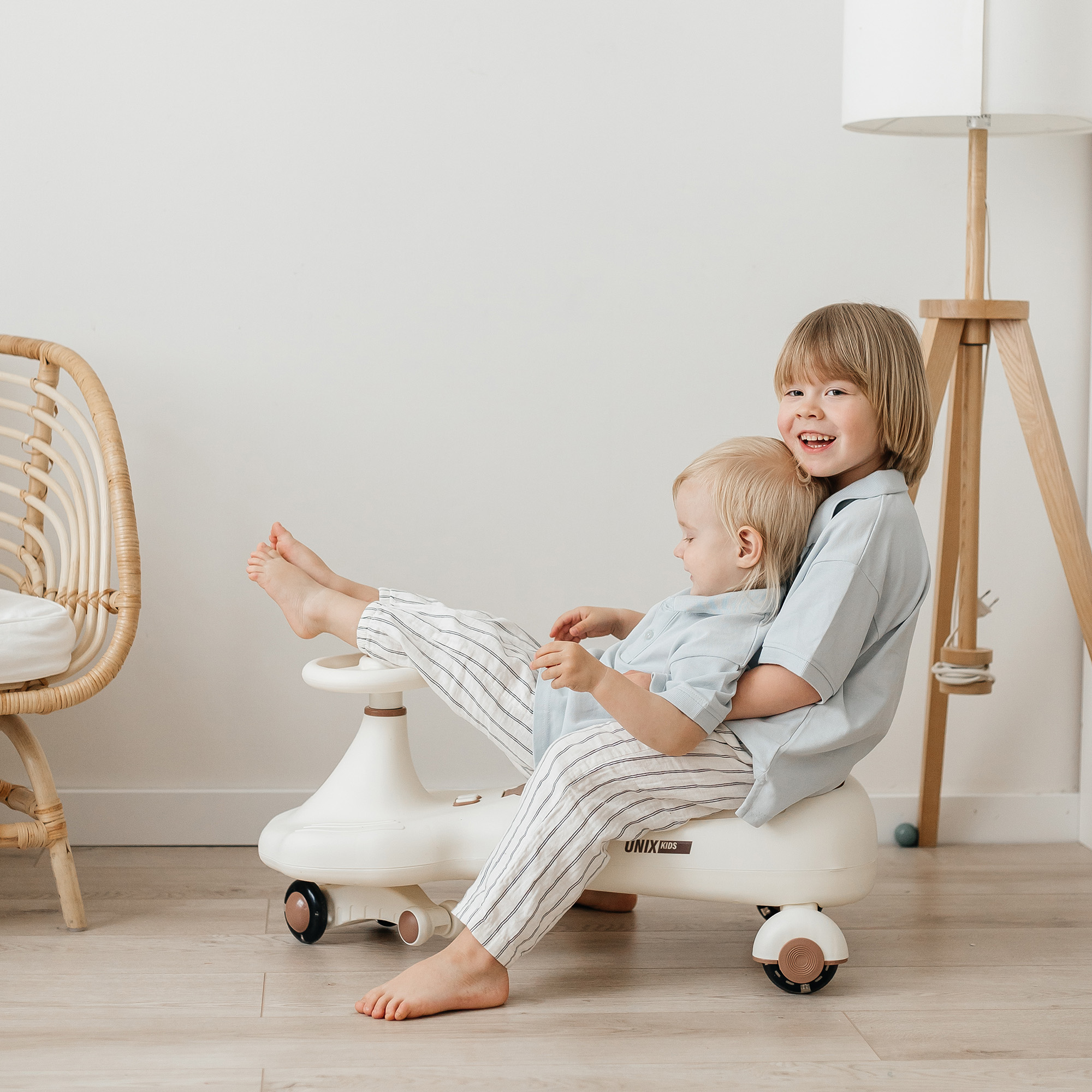 Пушкар UNIX Kids Bibicar бежевый на веревочке - фото 28
