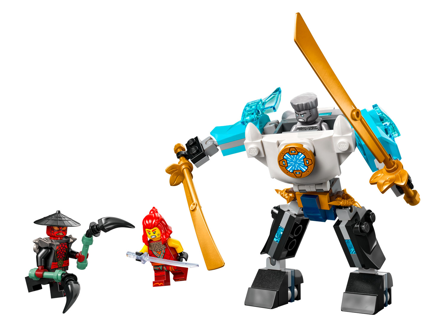 Конструктор LEGO NINJAGO Боевой робот Зейна 92 дет. - фото 4